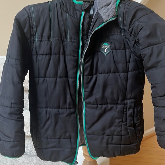 protection system Jackets & Coats Protection System Boys Black Puffer Winter Jacket Size 7